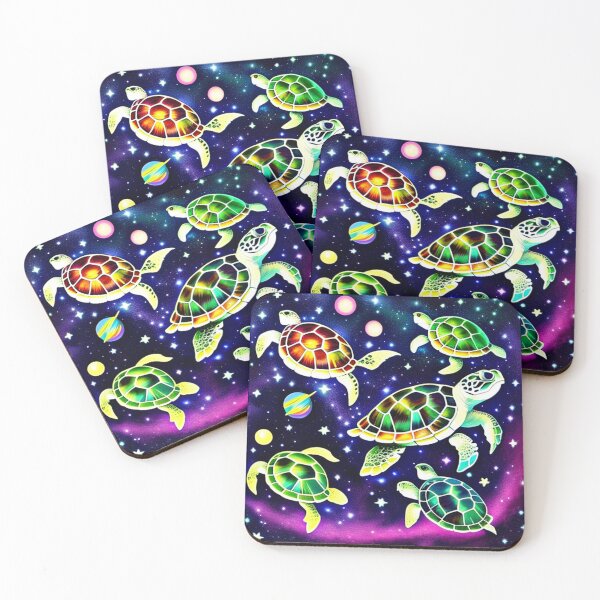 Item preview, Turtles in space designed and sold by Flowerslaps.