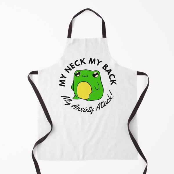 Item preview, Anxiety Attack Frog (white) designed and sold by BuckWildDesigns.