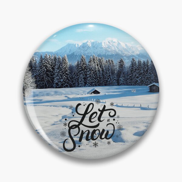 Item preview, Let it Snow Mountain Landscape! designed and sold by TidyKitchenInc.