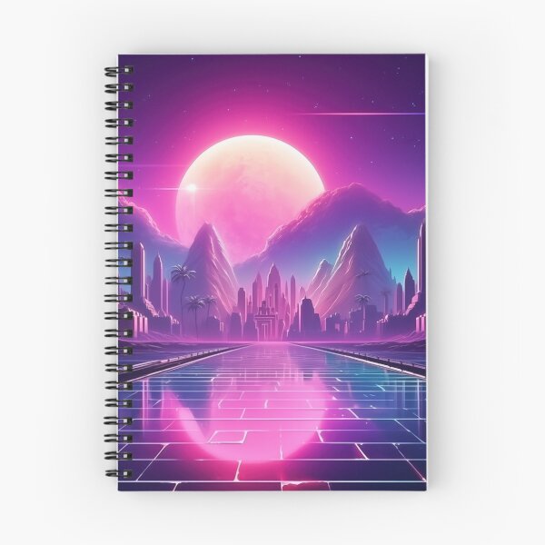 Item preview, Twilight Pulse: Synthwave Horizons at Dusk designed and sold by Mullet Monkey.