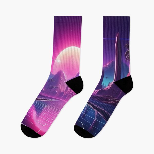 Item preview, Twilight Pulse: Synthwave Horizons at Dusk designed and sold by Mullet Monkey.