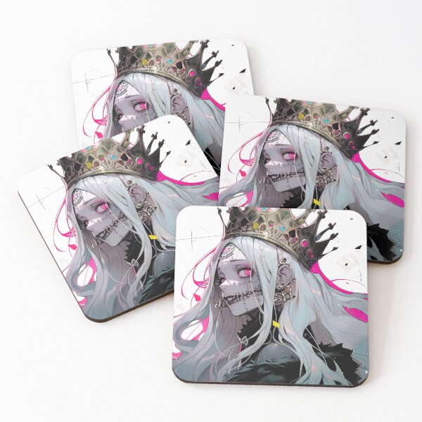 Item preview, Dark Fantasy Undead Gothic Queen Anime Girl designed and sold by bubblegoth.