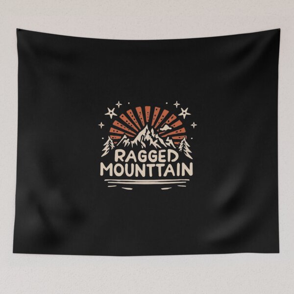 Item preview, Ragged Mountain - New Hampshire  designed and sold by GroovyDino.