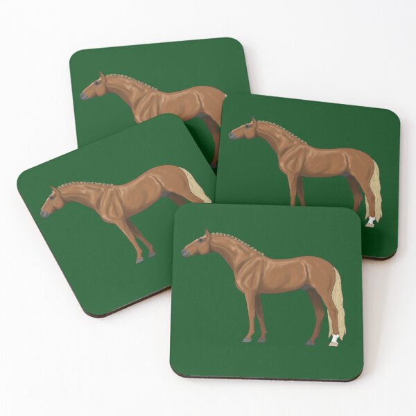Item preview, Chestnut Warmblood with Flaxen Mane and Tail designed and sold by DappledMoon.