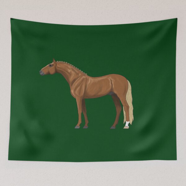 Item preview, Chestnut Warmblood with Flaxen Mane and Tail designed and sold by DappledMoon.