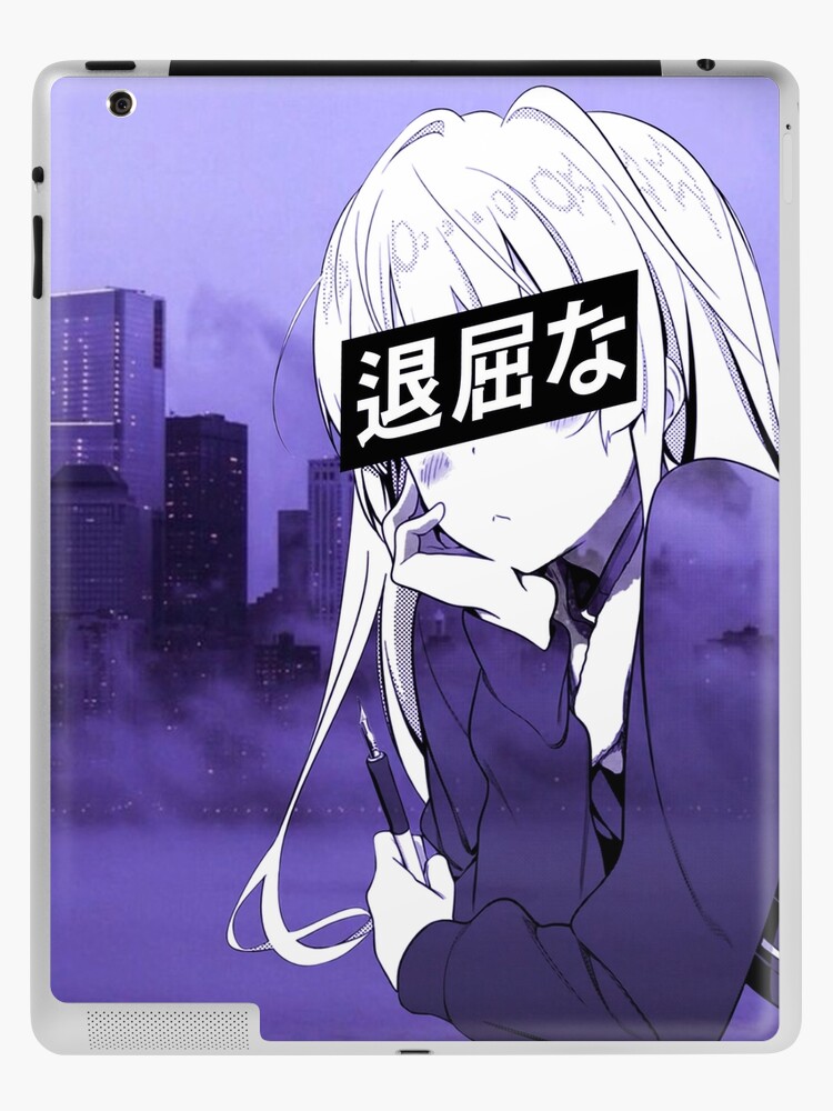 Help Me - Sad Anime Girl | iPad Case & Skin