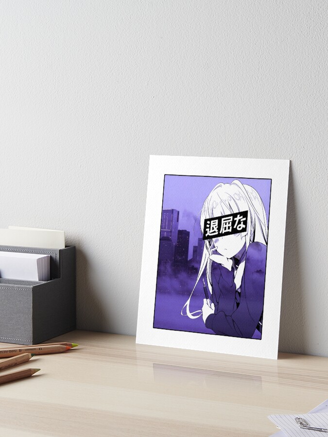 MANGA - Sad Japanese Anime Aesthetic Poster for Sale by PoserBoy