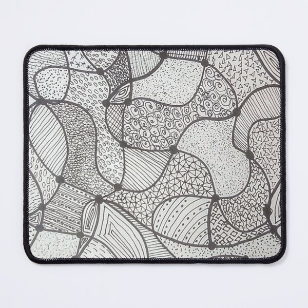 Item preview, A black and white tangle of lines and patterns. designed and sold by Zofia Sosnecka.