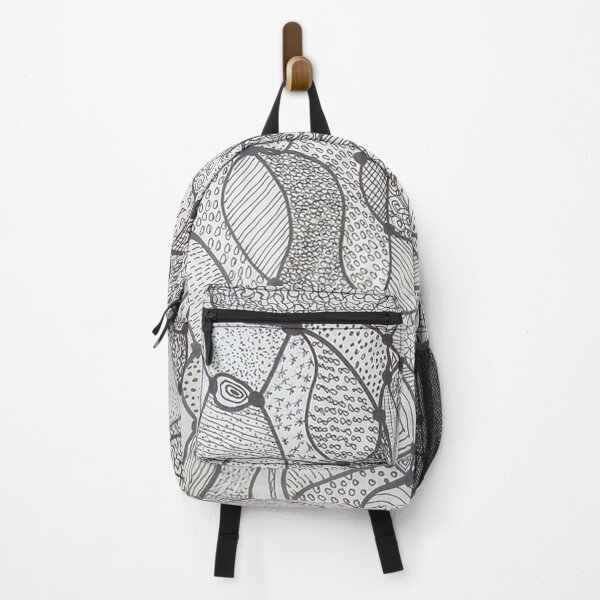 Item preview, A black and white tangle of lines and patterns. designed and sold by Zofia Sosnecka.