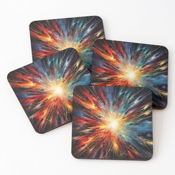Item preview, Explore "Simplistic & Minimalistic Star Collision Art" designed and sold by ArtificialGenes.