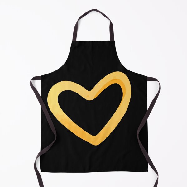 Item preview, Gold heart on the black background designed and sold by elgreko.