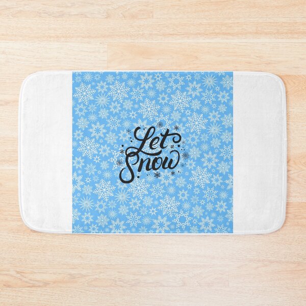 Item preview, Let it Snow Blue Pattern! designed and sold by TidyKitchenInc.