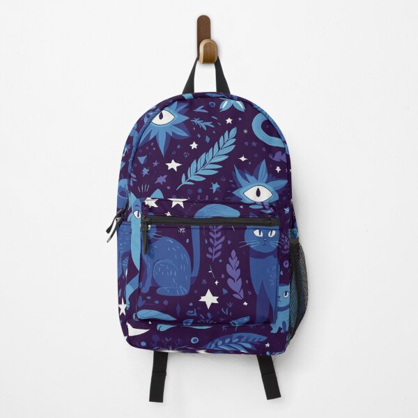 Item preview, blue Cats and moon designed and sold by FRUU-design.