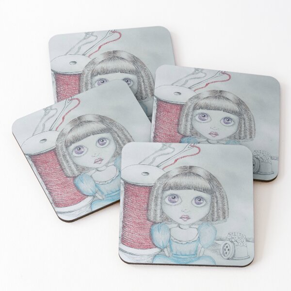 Item preview, The Little Girl Who Lives In the Sewing Kit  designed and sold by RachelGrubb.