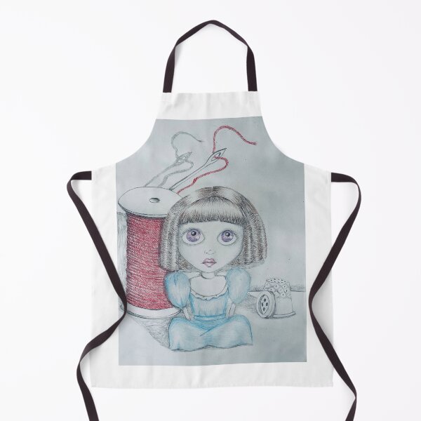 Item preview, The Little Girl Who Lives In the Sewing Kit designed and sold by RachelGrubb.