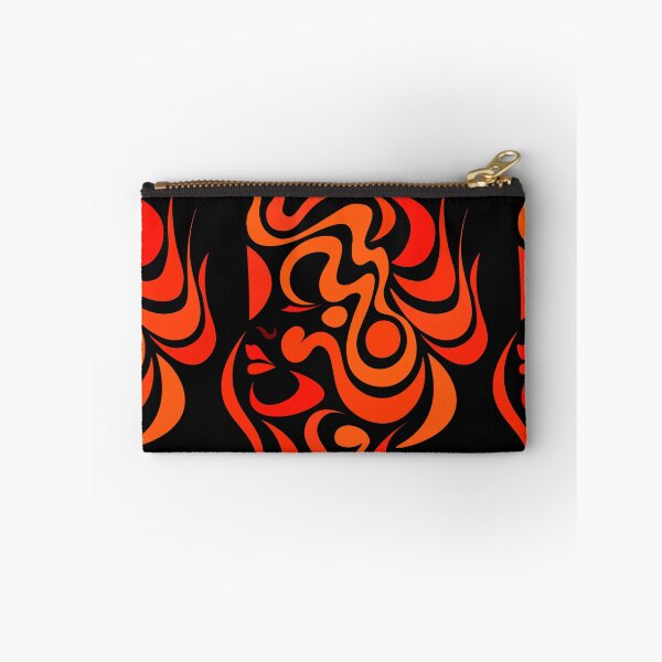 Item preview, female abstract face, the mystic muse in vibrant color designed and sold by birasart.