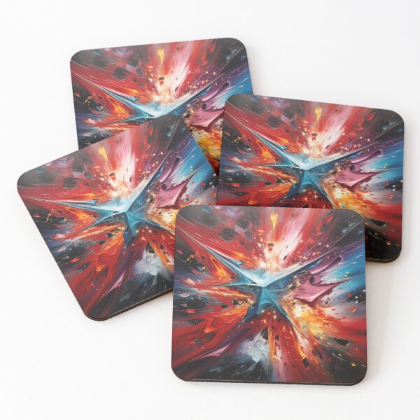 Item preview, Explore "Simplistic & Minimalistic Star Collision Art" designed and sold by ArtificialGenes.