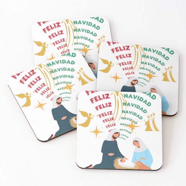 Item preview, Feliz Navidad con el bebe Jesus, los angeles y 3 Reyes designed and sold by Verle-art.