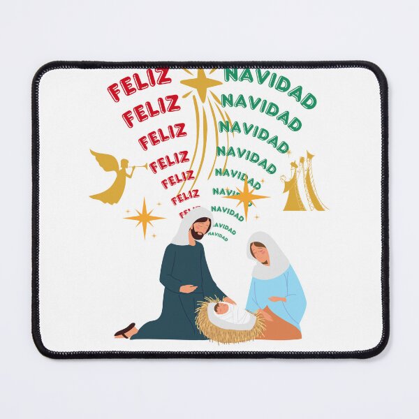Item preview, Feliz Navidad con el bebe Jesus, los angeles y 3 Reyes designed and sold by Verle-art.