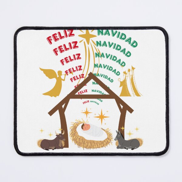 Item preview, Feliz Navidad con el bebe Jesus, los angeles y 3 Reyes designed and sold by Verle-art.