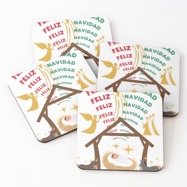 Item preview, Feliz Navidad con el bebe Jesus, los angeles y 3 Reyes designed and sold by Verle-art.