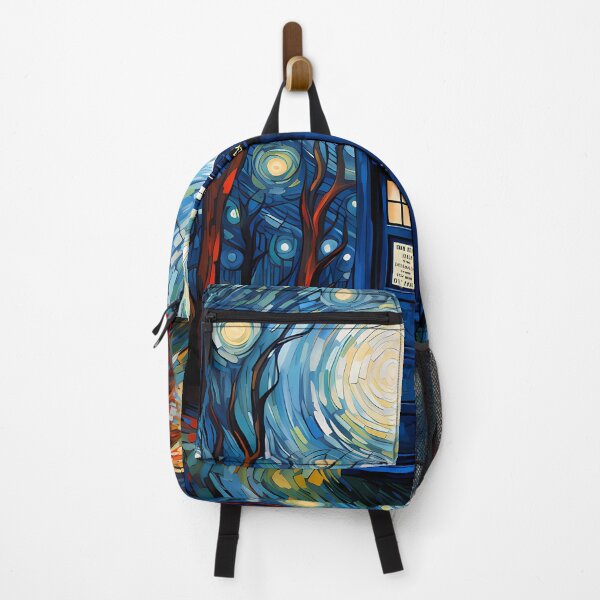 Item preview, Starry Night with police box designed and sold by dzineNJ.