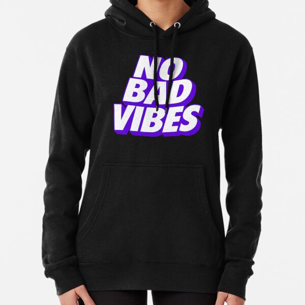 Bad Vibes Don't Go Distressed Sweatshirt