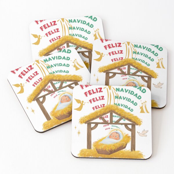 Item preview, Feliz Navidad con el bebe Jesus, los angeles y 3 Reyes designed and sold by Verle-art.