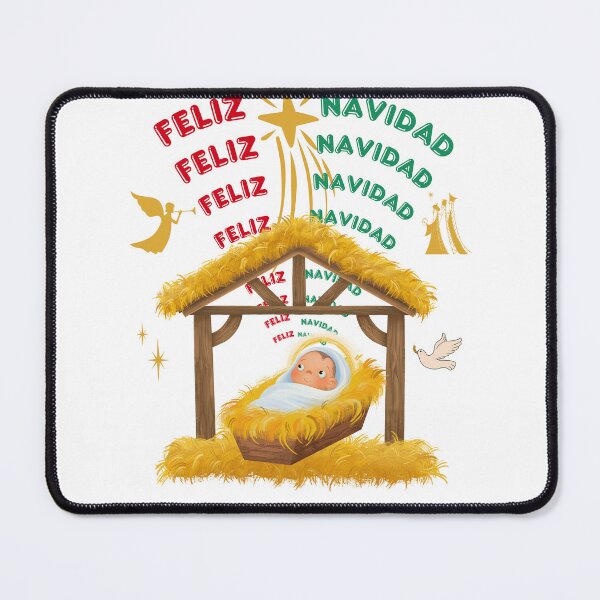 Item preview, Feliz Navidad con el bebe Jesus, los angeles y 3 Reyes designed and sold by Verle-art.