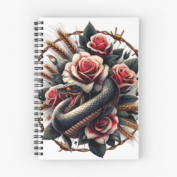 Item preview, Snake & Roses designed and sold by OFDesignGallery.
