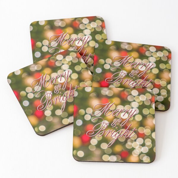 Item preview, Merry & Bright Red with Green Blur! designed and sold by TidyKitchenInc.