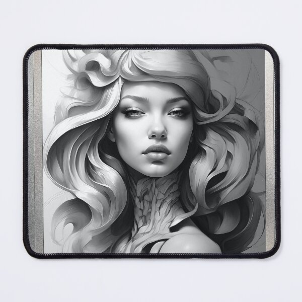 Item preview, Portrait Of Stacy Atherton Illustration Striking AI Concept Art by Xzendor7 designed and sold by Xzendor7 Digital Art Creations.