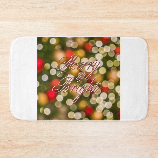 Item preview, Merry & Bright Red with Green Blur! designed and sold by TidyKitchenInc.