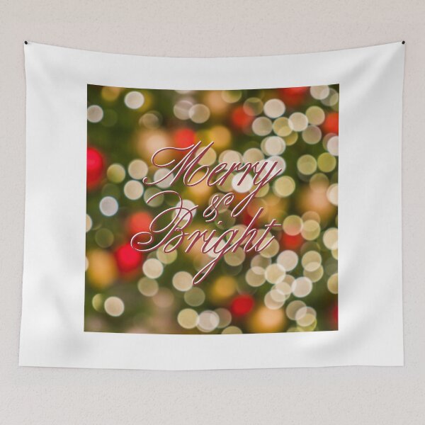 Item preview, Merry & Bright Red with Green Blur! designed and sold by TidyKitchenInc.