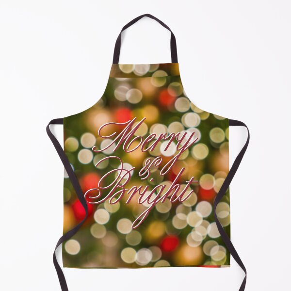 Item preview, Merry & Bright Red with Green Blur! designed and sold by TidyKitchenInc.