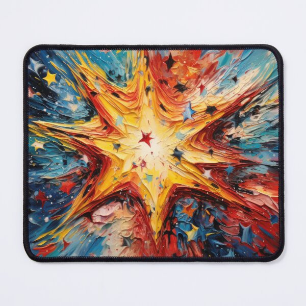 Item preview, Explore "Simplistic & Minimalistic Star Collision Art" designed and sold by ArtificialGenes.