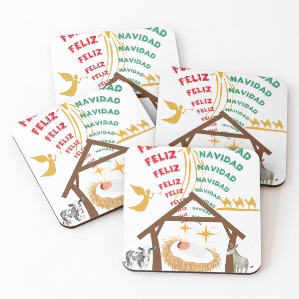 Item preview, Feliz Navidad con el bebe Jesus, los angeles y 3 Reyes designed and sold by Verle-art.