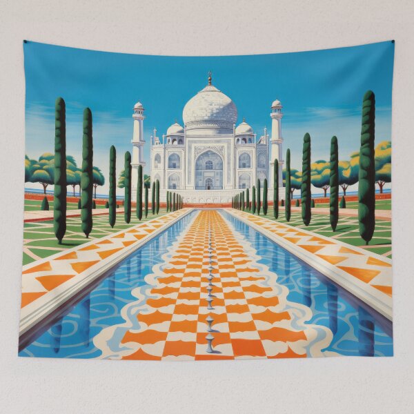 Item preview, Taj Mahal Surrealism - Through the Looking Glass  designed and sold by GalleryOXO.