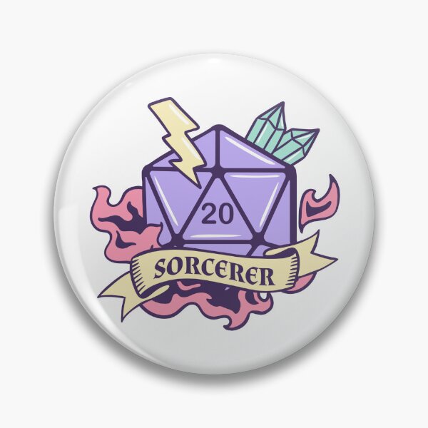 Artikelvorschau, D&D Zauberer D20 Würfel entworfen und verkauft von sunburstrpg.