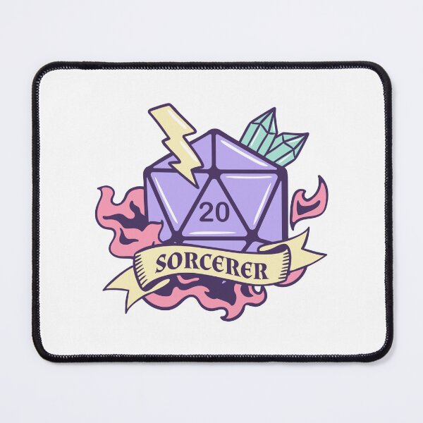 Item preview, D&D Sorcerer D20 Dice designed and sold by sunburstrpg.