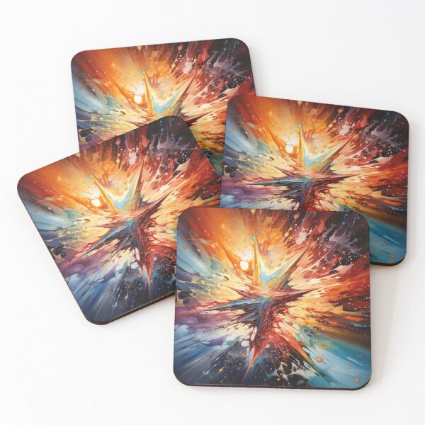 Item preview, Explore "Simplistic & Minimalistic Star Collision Art" designed and sold by ArtificialGenes.