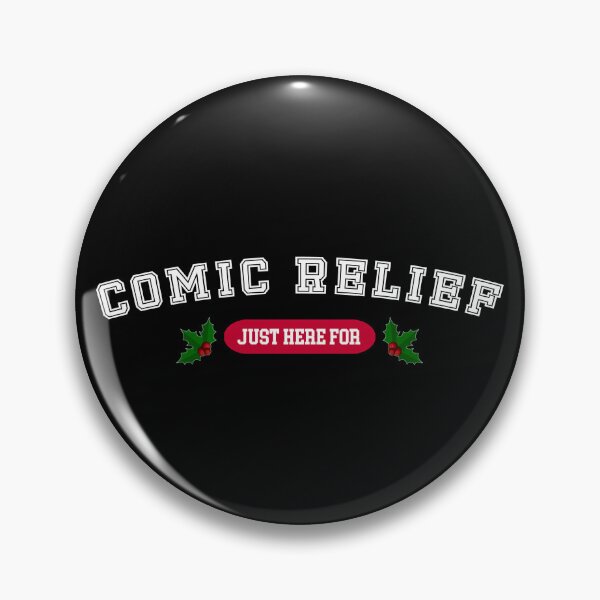 Item preview, Comedic Relief, just here for - Funny Christmas Vintage College Style designed and sold by CottonGarb.