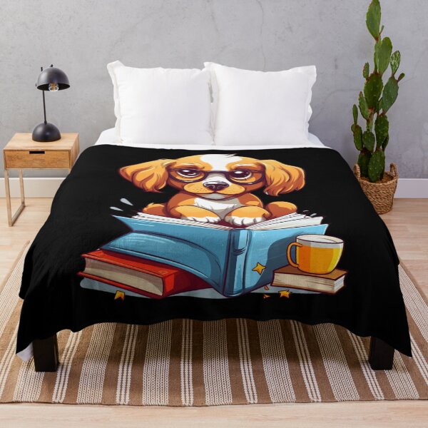 Item preview,  My Cute Dog Reading. Nice Gift For Lovers Of Books And Dogs. designed and sold by LuNkyRose.