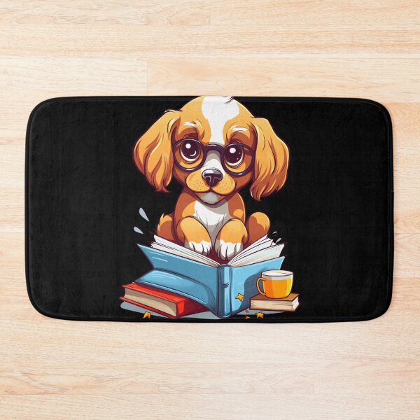 Item preview,  My Cute Dog Reading. Nice Gift For Lovers Of Books And Dogs. designed and sold by LuNkyRose.