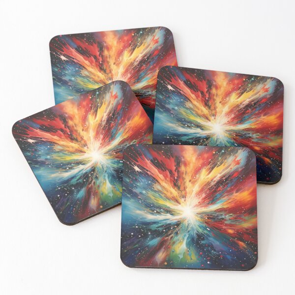 Item preview, Explore "Simplistic & Minimalistic Star Collision Art" designed and sold by ArtificialGenes.