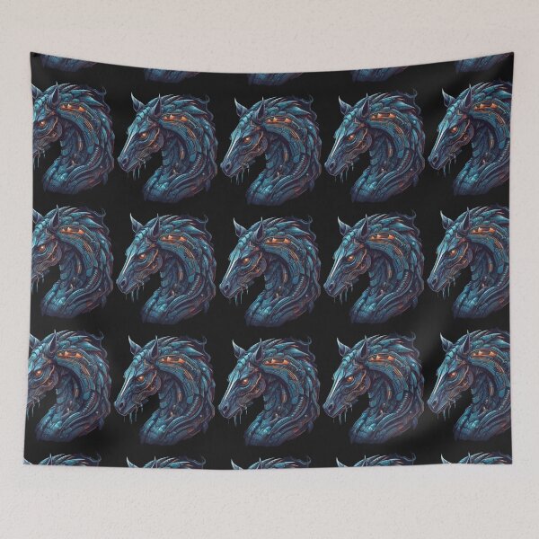 Item preview, BEAUTIFUL MACHINE COOL HORSE WALL ART! designed and sold by TshirtTown88.