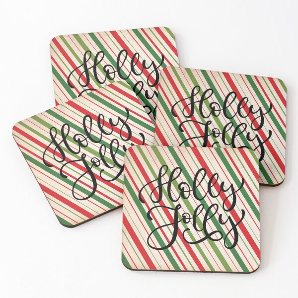Item preview, Holly Jolly Red with Green Stripes! designed and sold by TidyKitchenInc.