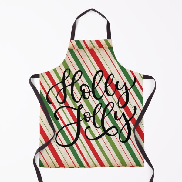 Item preview, Holly Jolly Red with Green Stripes! designed and sold by TidyKitchenInc.
