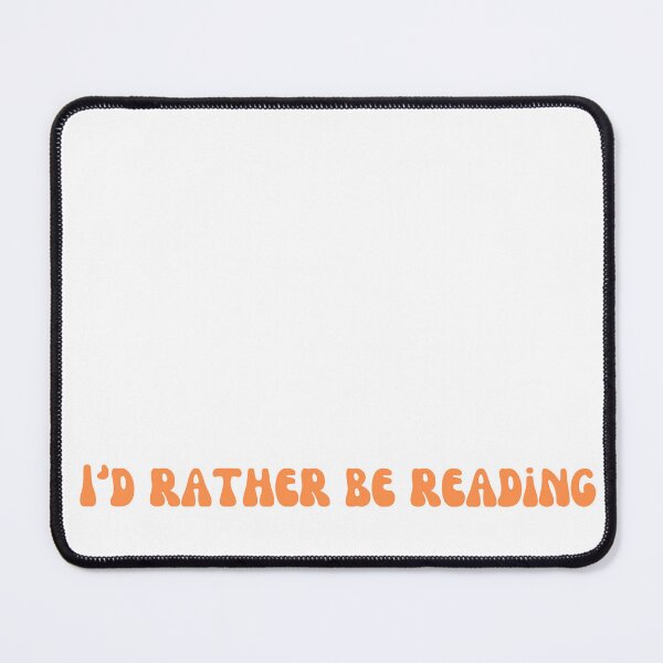 Item preview, I’d rather be reading/ Funny book lover tote bag / literary humour I’d rather be reading  designed and sold by LaundrySalt.