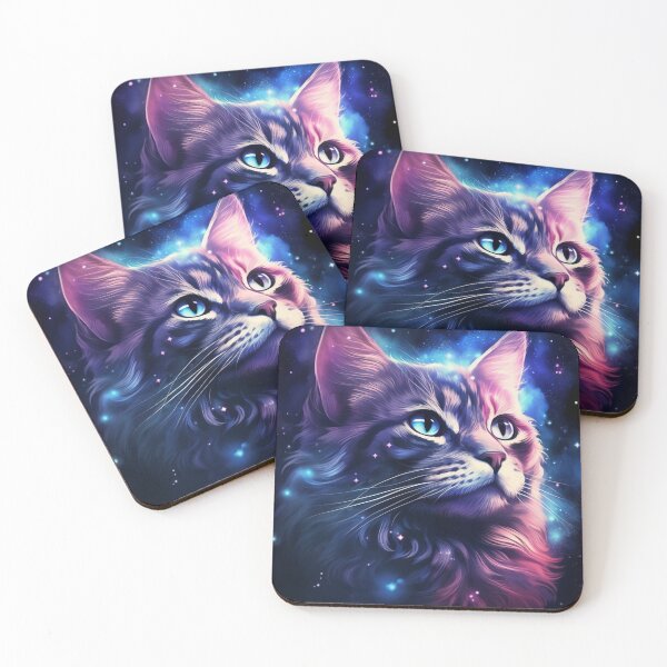 Item preview, Galaxy Cat Ilustration designed and sold by melikekoc.